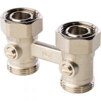 Узел нижнего подключения радиатора для двухтрубной системы STOUT прямой 3/4'' SVH-0002-000020