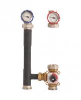 Насосная группа Rommer с 3-х ходовым приводным смесителем 1" без насоса