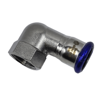 Пресс-угольник с ВР укороченный MVI, 18х3/4" (нержавеющая сталь)