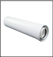 [GROPPALLI] [A03.008.000145] GROPPALLI Удлинение коаксиальное Ø 60/100 (500мм) В/Н для конденсационных котлов {белый}