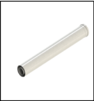 [GROPPALLI] [A03.009.000018] GROPPALLI Удлинение коаксиальное Ø 80/125 (1000мм) В/Н для конвекционных котлов {белый}