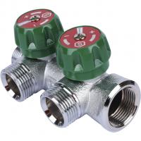 Коллектор регулирующий Stout 3/4", 2 отвода 3/4"ЕК