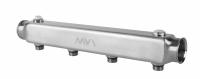 Коллектор из нержавеющей стали MVI, м\ц 100мм, 1 1/4"x1/2", 4 выхода