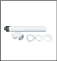 [GROPPALLI] [A03.008.000297] GROPPALLI Комплект коаксиальный горизонтальный Ø 60/100 для конденсационных котлов {белый}