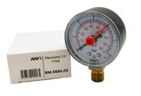 Манометр радиальный MVI, до 6 бар, D50 мм, с нижним подключением G1/4