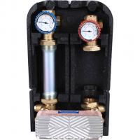 Насосная группа с теплообменником 18 пластин, без насоса в теплоизоляции Stout SDG-0038-182501