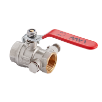 Кран с дренажем и воздухоотводчиком MVI 1" вн.-вн. ручка