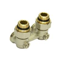 Узел нижнего подключения радиатора для двухтрубной системы Zeissler угловой 3/4'' ME221AC