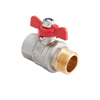 Кран MVI 1/2" вн.-нар. бабочка (БГШ) Кран MVI 1/2" вн.-нар. бабочка (БГШ)