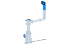 Сифон АНИ ГРОТ ф40 УНИВ. С ПЕРЕЛИВОМ A0140