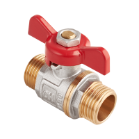 Кран AquaHit 3/4" нар-нар, бабочка (БШШ)