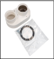 [GROPPALLI] [B0B.011.000276] GROPPALLI Адаптер моноблочный Ø 80/80 для конвекционных котлов {белый}