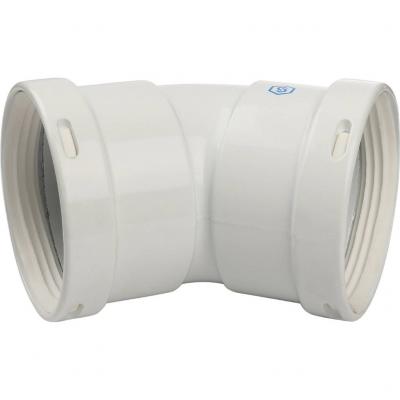 Элемент дымохода Stout отвод 45° м/м DN80