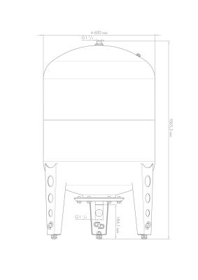 Гидроаккумулятор Джилекс ВПк 200