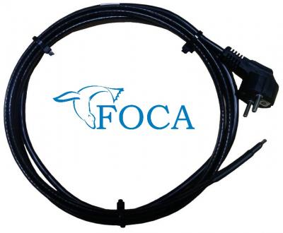 Кабель греющий саморегулирующийся на трубу 11м готовый комплект Foca