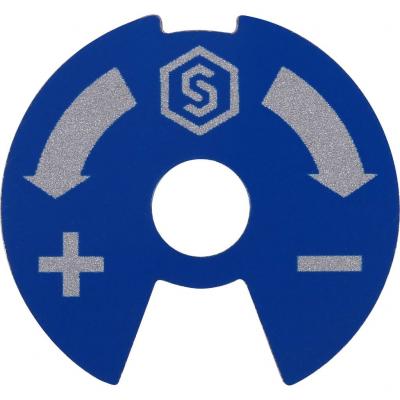 Синий-красный диск для распределительных коллекторов Stout