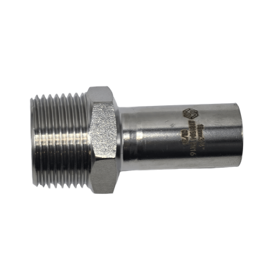 Вставка с НР MVI, 28х3/4" (нержавеющая сталь)