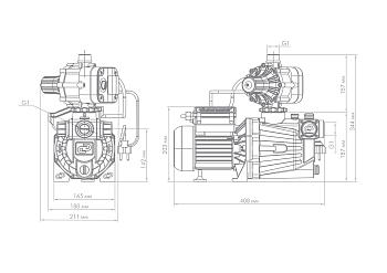 Насос-автомат Джилекс «ДЖАМБО»  60/35 П-К «Комфорт» (2.0) Насос-автомат Джилекс «ДЖАМБО»  60/35 П-К «Комфорт» (2.0)