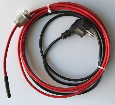 Кабель греющий саморегулирующийся в трубу 11м готовый комплект Foca