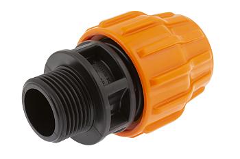 Муфта комбинированная с наружной резьбой для шланга 32х1”П Джилекс