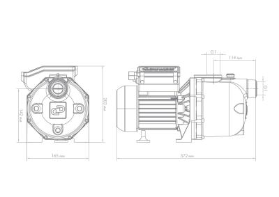 Насос поверхностный Джилекс «ДЖАМБО» 60/35 Ч