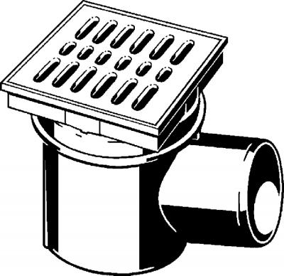 Душевой трап Viega Kellermeister 106003 подвальный