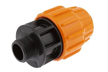 Муфта комбинированная с наружной резьбой для шланга 40х1”П Джилекс