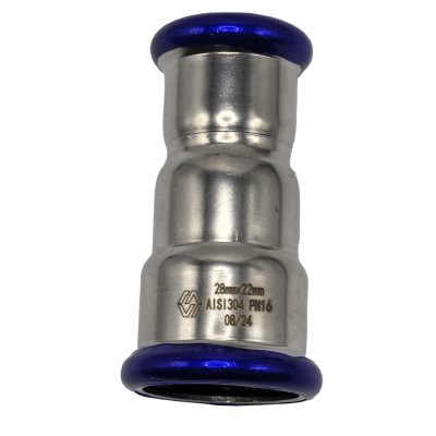 Пресс-муфта переходная MVI, 35х15 (нержавеющая сталь) Пресс-муфта переходная MVI, 35х15 (нержавеющая сталь)